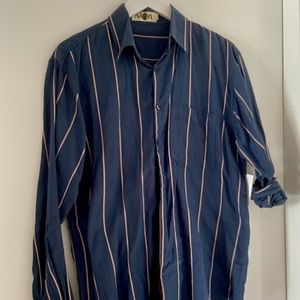 Striped Button Down Shirt